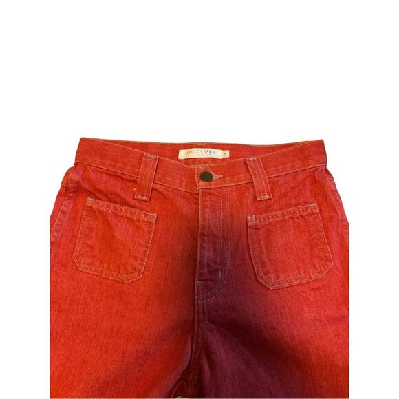 Christy Dawn size 26 the Lula Jean persimmon denim jeans - EUC - Picture 4 of 13